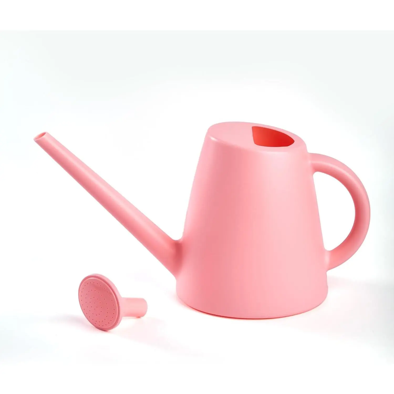 Hand Plant Watering Can - Plastic Indoor and Outdoor - 1/2 Gallon - Pink