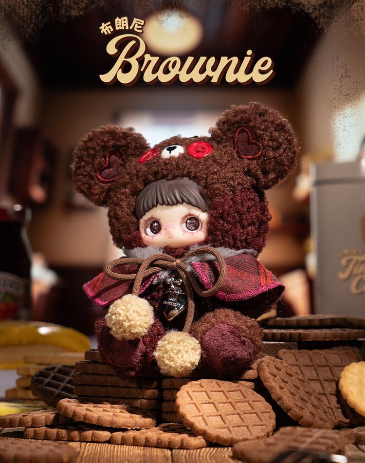 Maymei Tiny Bear Cookie Series Mini Blind Box 1PC(1 of 9 Possible Styles) Cute Keychain Figures Collectible Toys Birthday Gifts (1Pcs Blind Box)