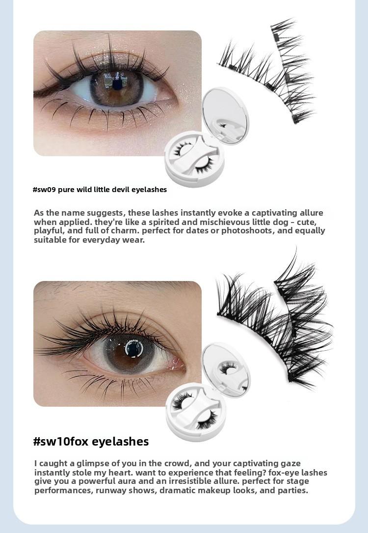 Magnetic Eyelashes Kit - Camellia Style All-in-One Case