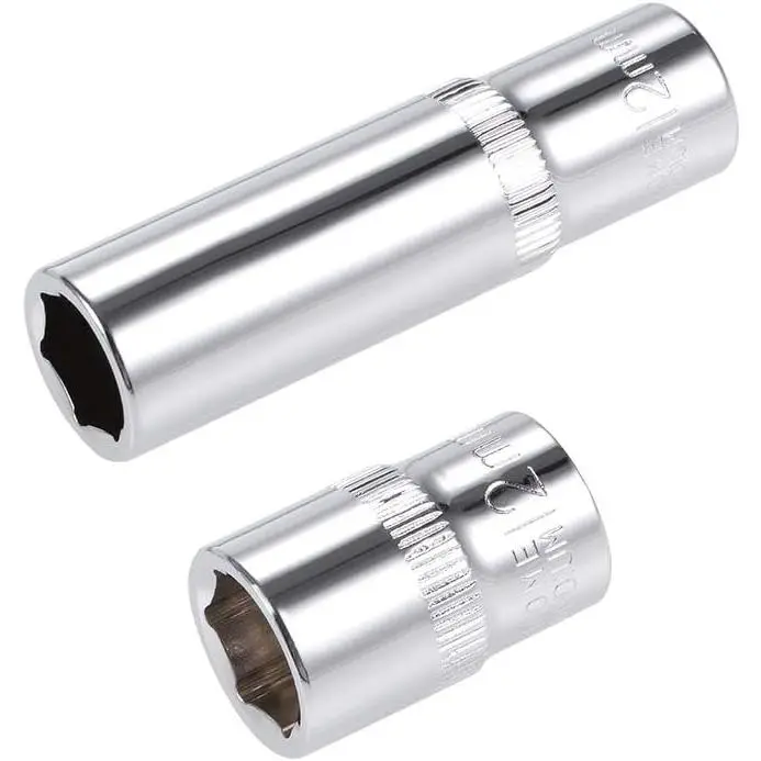 3/8-Inch Drive by 12mm Deep and Shallow Socket Set of 2 count, Cr-V, 6-Point, Metric, 30Mm, 6-Point Socket