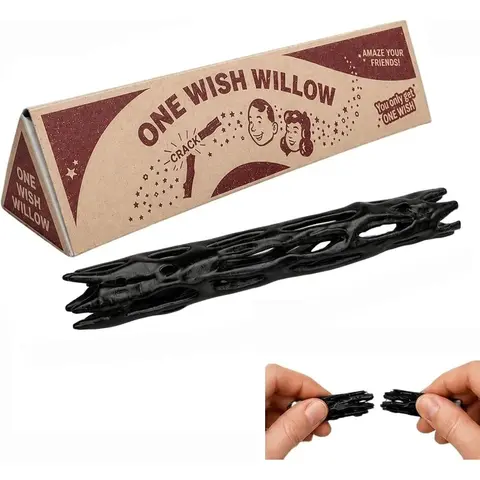 One Wish Willow Branch with Gift Box, Shattered‑Style Magic Lucky Charm, Spiritual Good Luck Creative Desk Decor, Unique Party Accessory, Birthday Gift, Desktop Decorative Ornament, Desktop Home Decoration, Unique Birthday Gifts