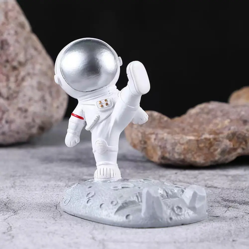 Cartoon Astronaut Phone Stand, Desktop Phone Holder Decor, Lazy Stand - Cute Design, Suitable for Home or Office DecorationCartoon Astronaut Phone Stand, Cute Desktop Phone Holder for Desk, Universal Lazy Phone Stand Decor for iPhone Samsung, Kawaii Space