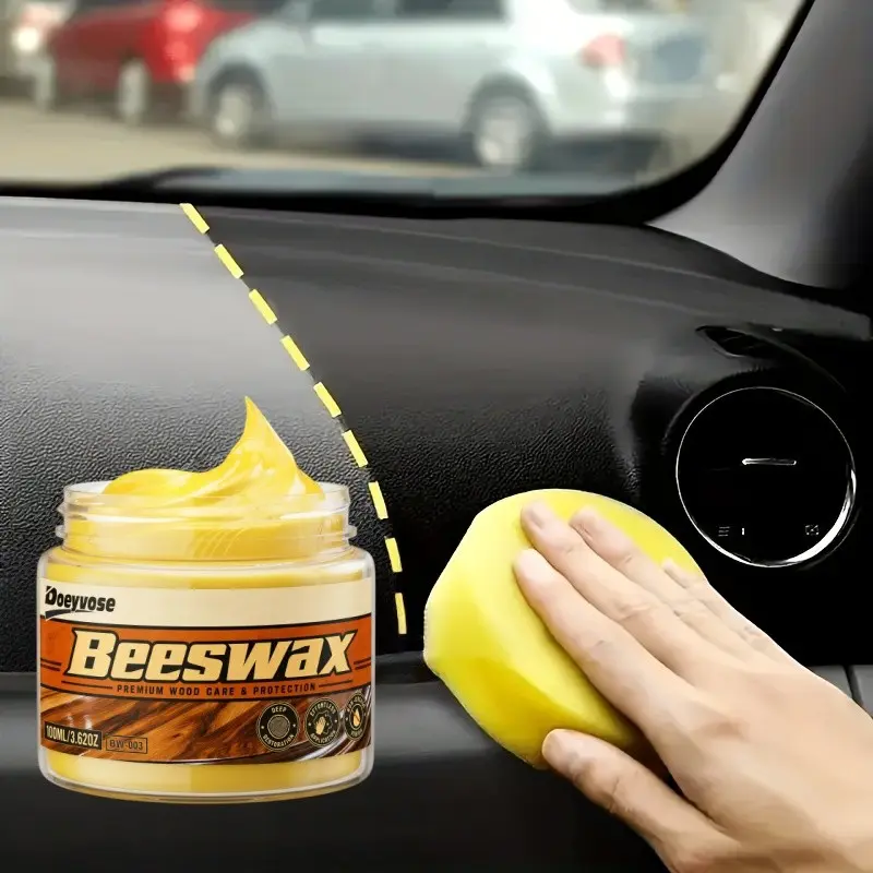 Car Interior Renovation Wax, Plastic Part Care, High Gloss Finish, Paint Yellowing Repair, Dashboard Polish, Automotive Maintenance