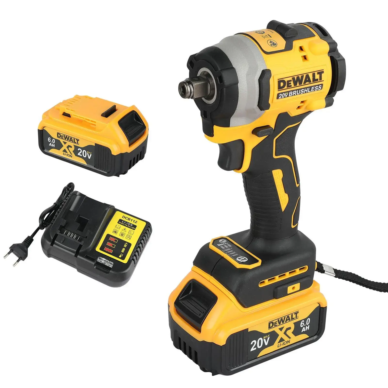 DeWALT DCF850 20V MAX ATOMIC Brushless Compact Impact Driver - 20V MAX Brushless Work Tool, High Torque Cordless Screwdriver, LED Work Light, Professional Heavy Duty Tool for Construction, Automotive Repair Solutions, Work Tools