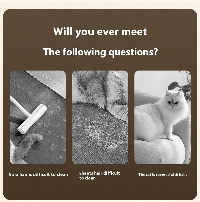 Washable Sticky Lint Roller Pet Hair Remover Reusable Lint Removal Brush for Clothes Furniture dog pepper spray cow scratching head lice comb big lice removal comb tick removal comb deshedding nozzle short hair Portable Retractable Wooden Nail File