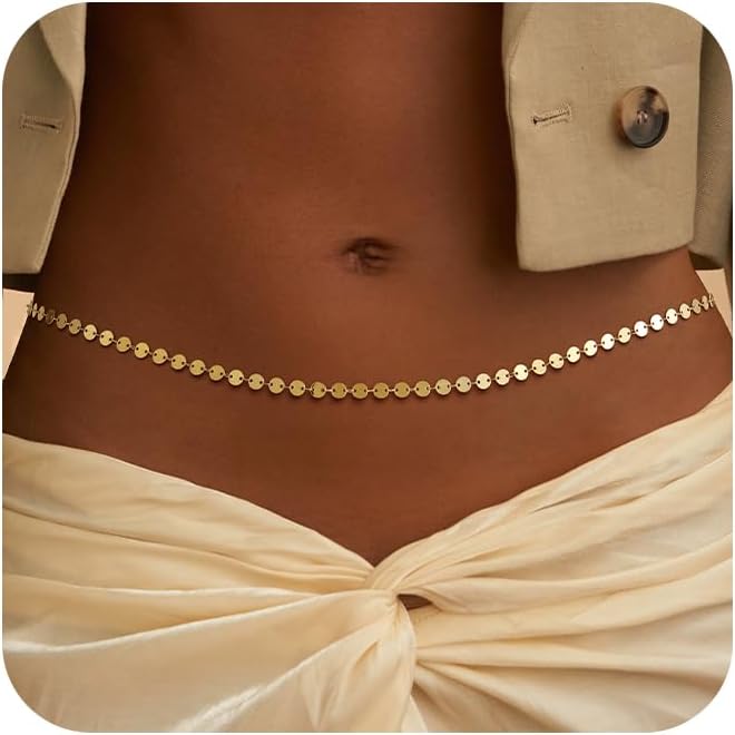 Waist Chain,Body Chain Jewelry for Women Adjustable  display picture 3