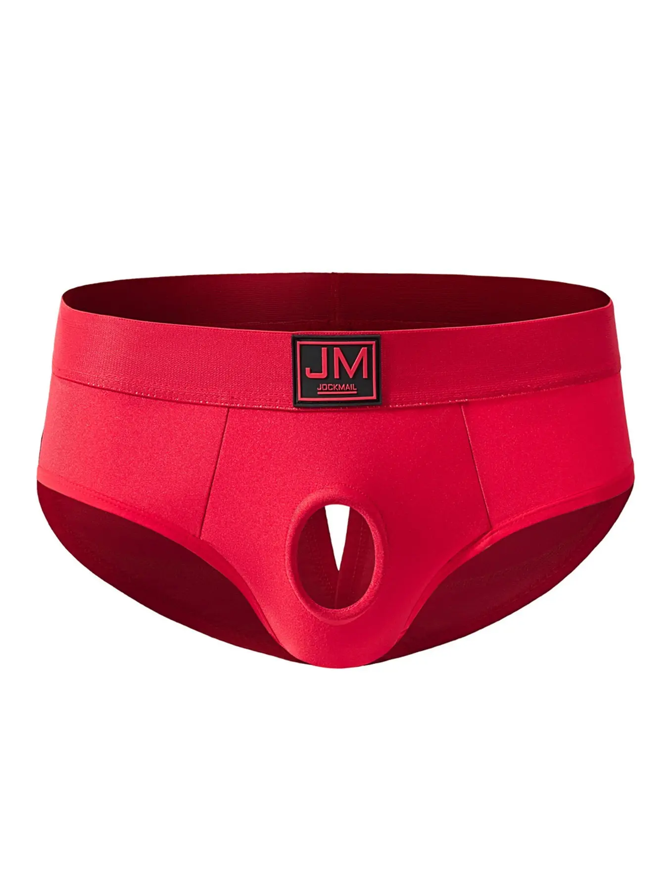 Unisex Sexy Cutout Solid Stretch Briefs Front & Back Hollow-Out Design Men Women Underwear