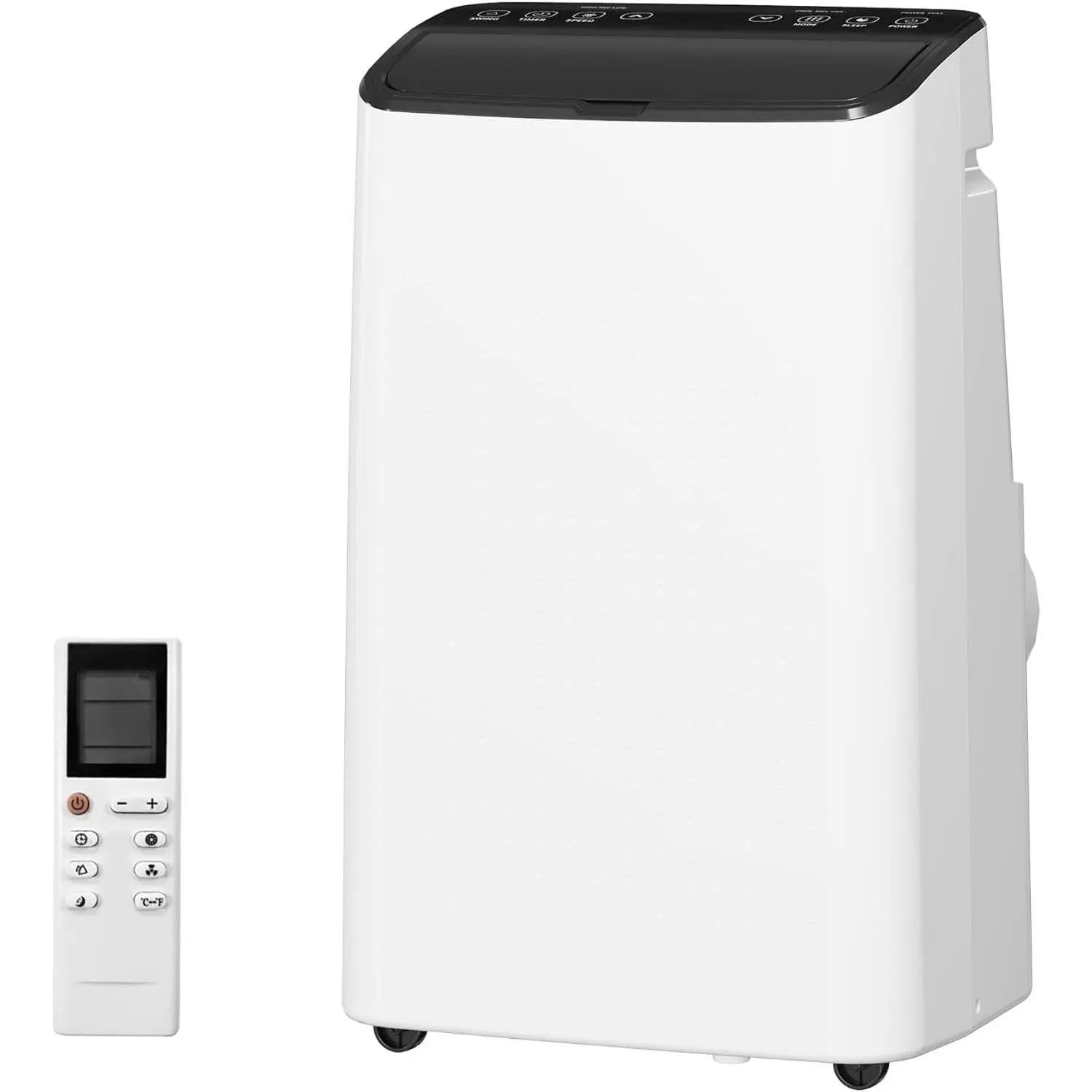 14000 BTU Portable Air Conditioner 3-in-1 Cooling Fan Dehumidifier AC Unit with Remote for Home Office Living Room Max Comfort