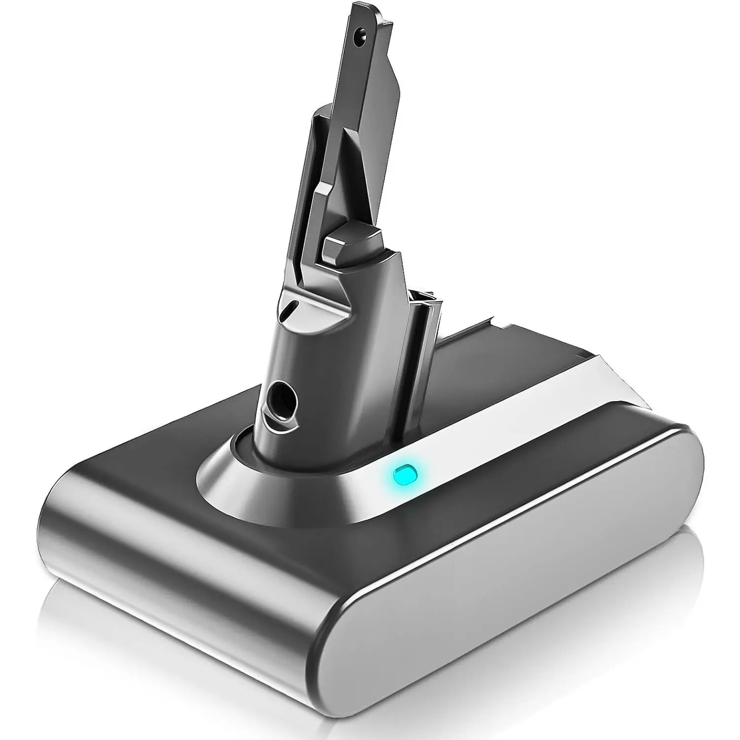 Lithium-Ion Replacement Battery, 7000mAh 21.6V, Silver, Compatible with SV11 V7 Motorhead Handheld Vacuum Cleaners