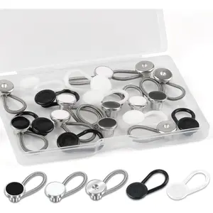 20 count 5 Styles  Extenders for Mens Shirts, Elastic  Extenders/Button Extender for Dress Shirts, Tie, Suit Accessories Men for 1/2 Size Expansion of Men Dress Shirts