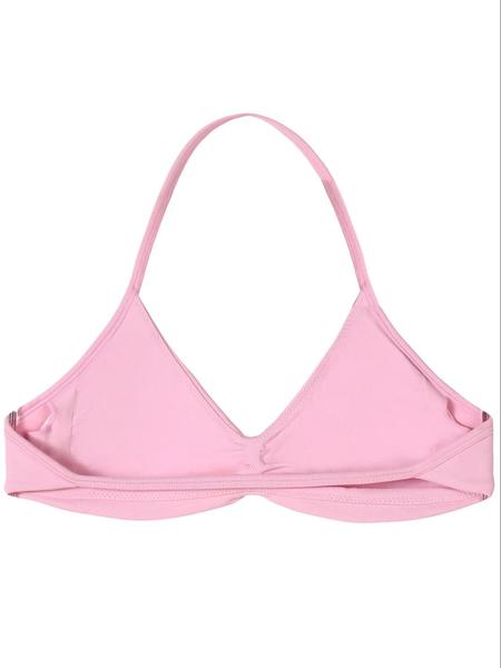 3-piece women's halter-neck, solid color high-elastic nylon backrest fitness bra, body-shaping and comfortable underwear, Breathable Sports Bra