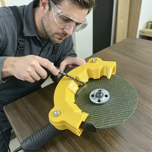 Angle Grinder Drill Bit Sharpening Adapter, DIY Drill Bit Grinding Jig, Universal Tool for Sharpening Old Drill Bits