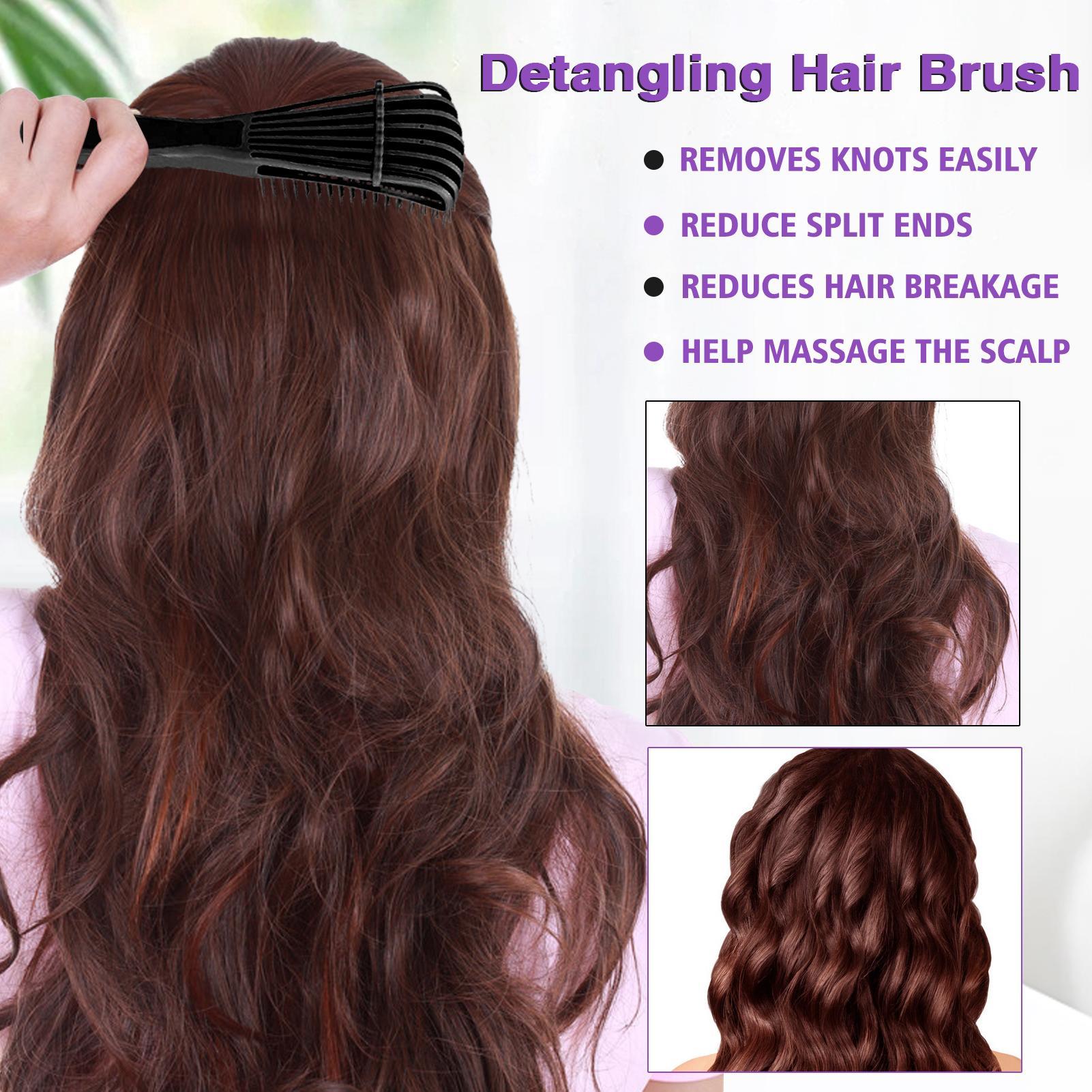 8-Claw Hair Comb for Volumizing, Soft Massage Brush, Scalp Massager, Detangling Comb for Curly Hair, Detangling Hairbrush, 1 Piece, Finishing Comb