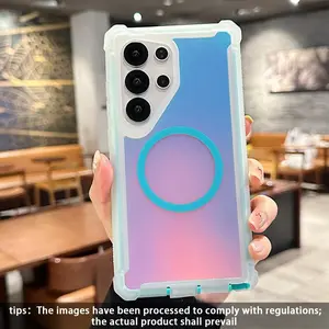 Color-Changing Magnetic Anti-Drop Protective Phone Case, Four-Corner Protection, Compatible with Samsung Galaxy S26 Ultra S25 Ultra S24 Ultra S23 Ultra S22 Ultra A55