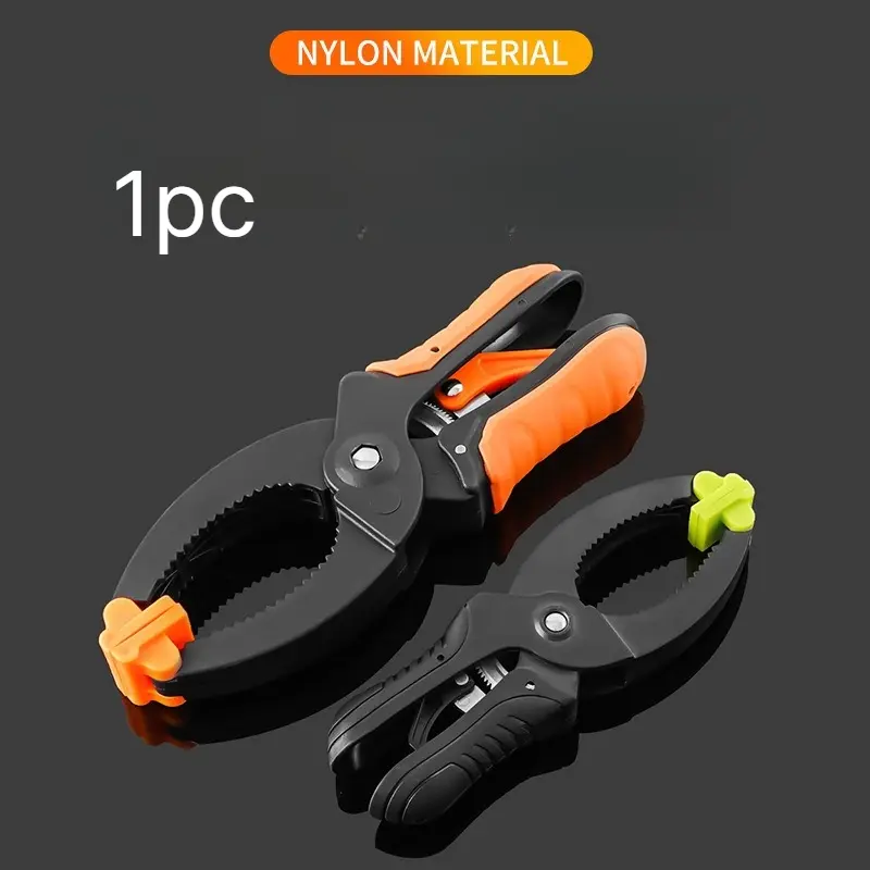 Adjustable Heavy Duty Nylon Ratchet Spring Clamps Compression Power Woodworking Fixed Jig Clamps Ratchet Clamps Spring Clamps Quick Clamps, General Purpose Clamps For Woodworking Tools Home Improvement Glued Crafts