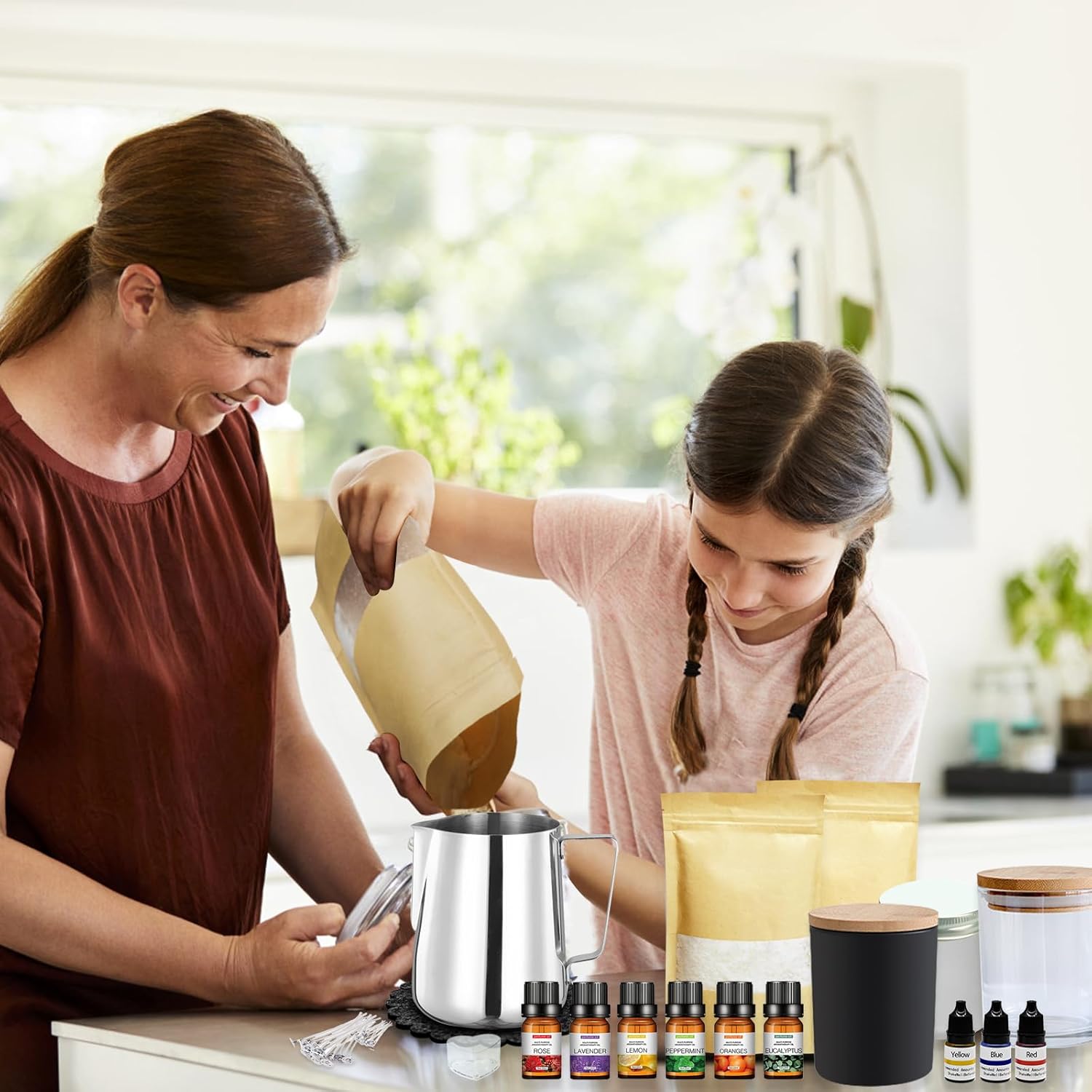 ZY Complete Candle Making Kit, DIY Candle Making Supplies for Adults, Include Soy Wax, Candle Cups & Tins Candle Wicks & Light Aroma Type Scents, Liquid Dyes & More ZY Complete Candle Making Kit, DIY Candle Making Supplies for Adults, Include Soy Wax, Candle Cups & Tins Candle Wicks & Light Aroma Type Scents, Liquid Dyes & More