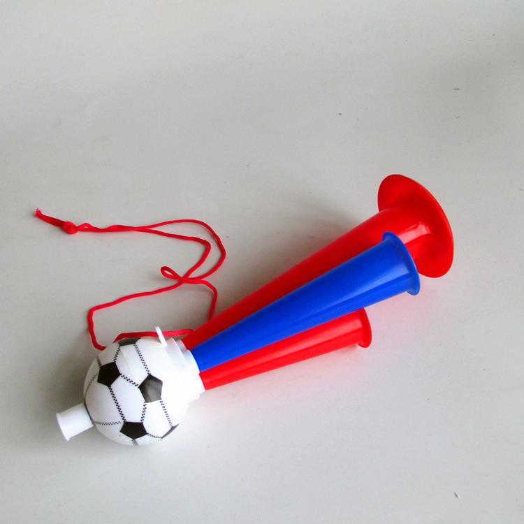 Football horn World Cup cheering props three-tone horn sports meet horn toy football horn