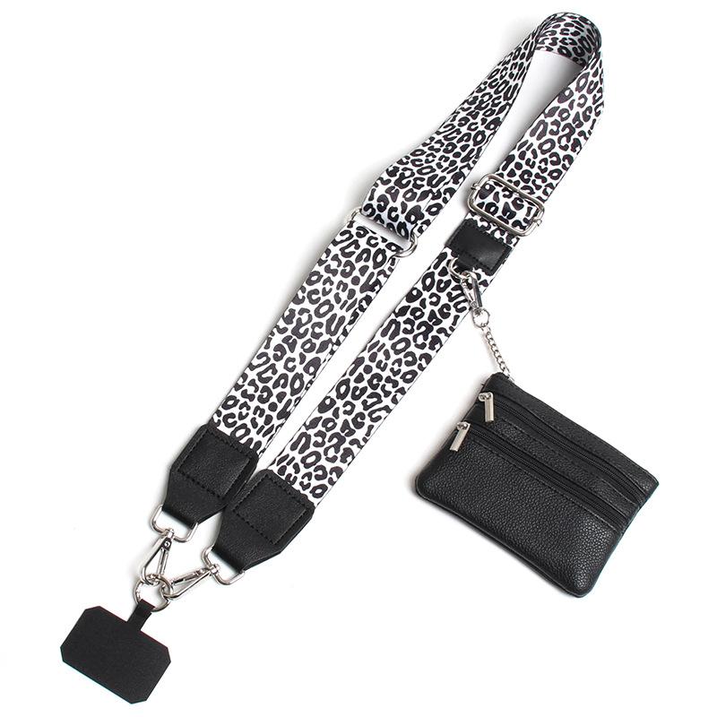 Sexy leopard print mobile phone crossbody strap, phone sling, phone charms, multi-functional and adjustable, can be used for mobile phone decoration, backpack decoration, backpack decoration with wallet, suitable for gifts to give to your girlfriend