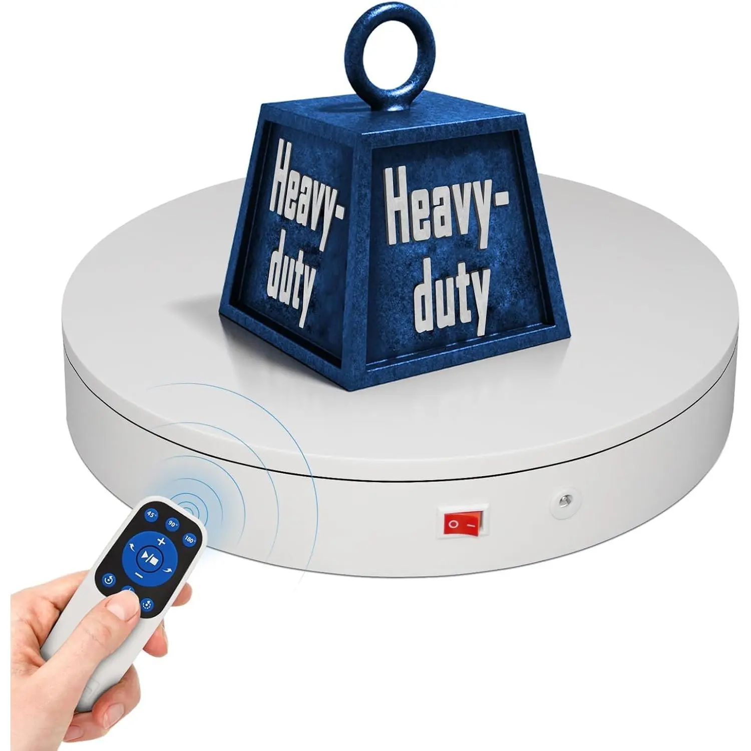 Remote Motorized Electric Turntable Rotating Display Stand Spinning Rotating Platform 360 Photography Turntable Motorized Spinning Platform for Photography,Display, Scaner