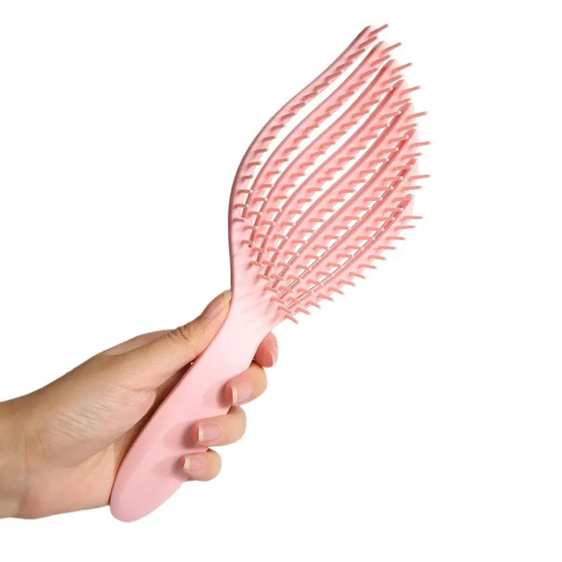 Mermaid Shell Hair Comb, High Elasticity Volumizing Brush, Shell Shape Head Fit, Smooths Hair Without Knots, Essential for Daily Hairstyles
