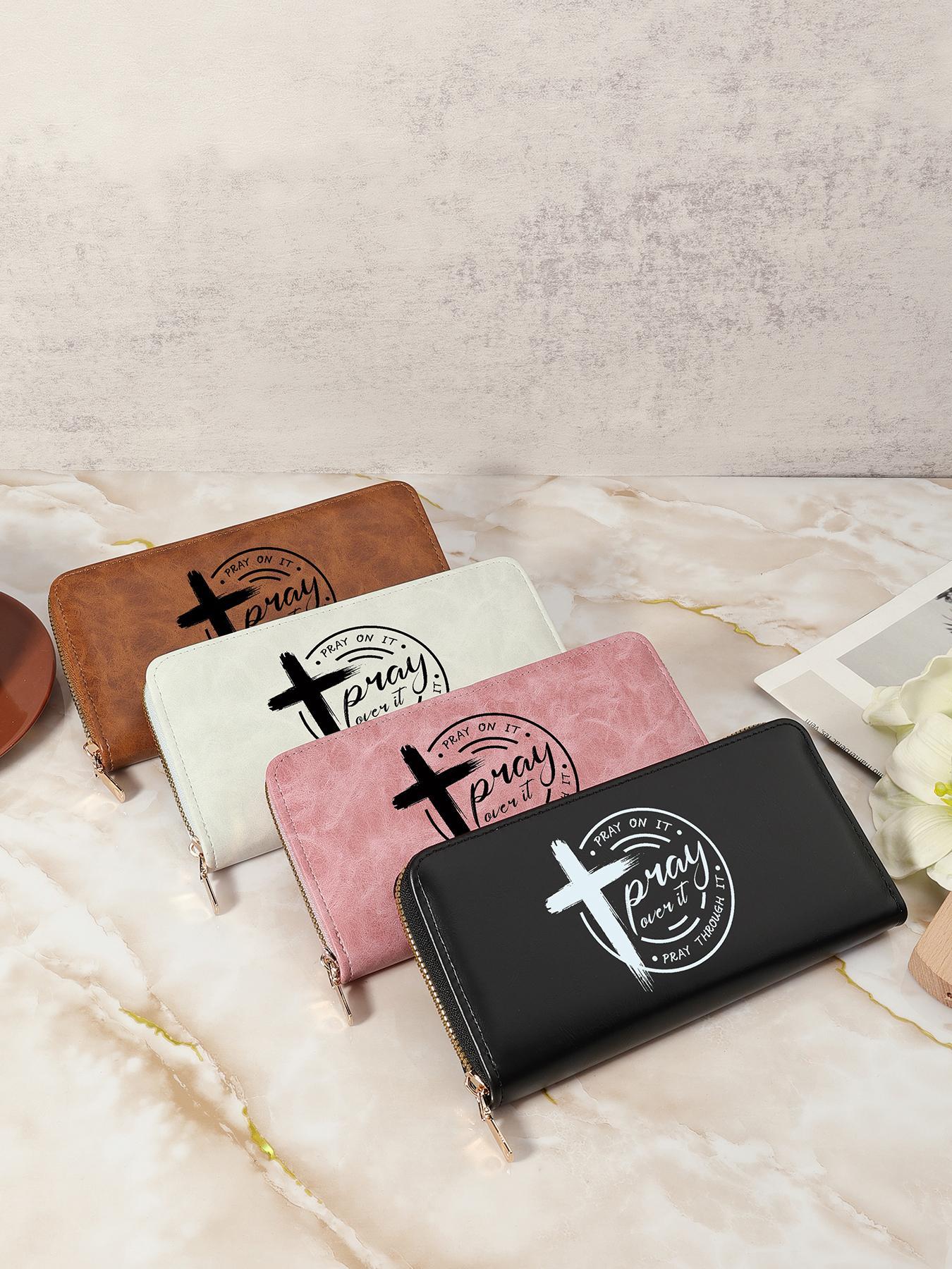 Fashionable Women's Letter Design Long Wallet, Fashionable Wallet with Multiple Card Slots, Women's Multi-functional Card Clip, Elegant Stylish Purse, Fashionable Versatile Purse, Card Holder Wallet