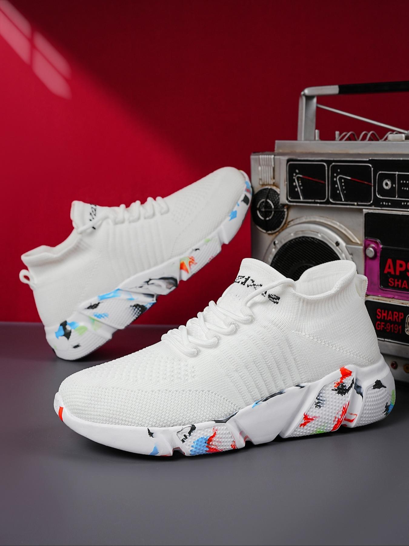 Women's Sporty Lace Up Running Sports Shoes, Casual Comfortable Breathable Walking Shoes, Fashionable Sneakers for Daily Wear