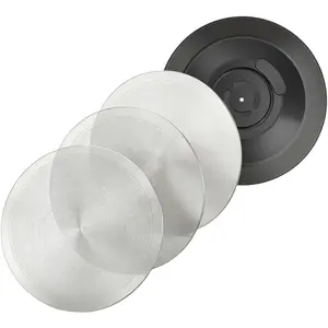 4-Pack 53mm Espresso Puck Screen & Cleaning Blind Disk Set, Compatible with Ninja Luxe Cafe & Breville 54mm Portafilter, 316 Stainless Steel (3x 0.2mm Screen, 1x Blind Disk)
