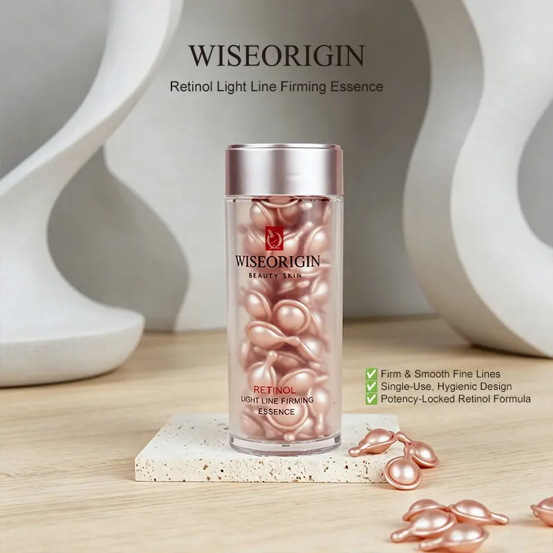 Retinol Facial Capsule Essence | Hydrating, Fine Line Reduction, Brightening & Contour-Tightening Gentle Anti-Aging Skincare, Unisex, Perfect Gift Serums