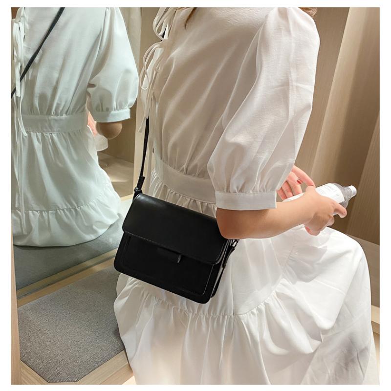 Small Bag Women's Casual Versatile Square Retro Shoulder Crossbody