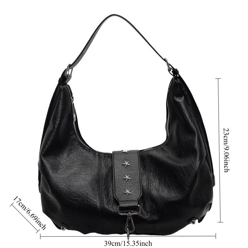 Women's large-capacity tote bag, 2025 new casual bag, fashionable retro shoulder crossbody bag, niche dumpling bag women handbags luxury designer real