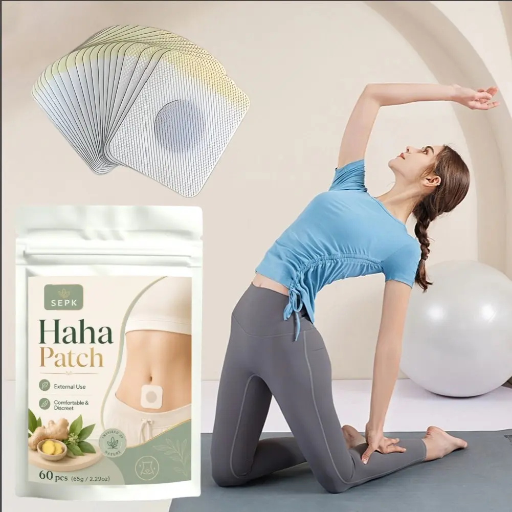 Ultra-Thin Breathable Tape for Abdomen, Buttocks, Thighs, Ankles, Comfortable Invisible Design, Alcohol-Free, 60 Pieces/65g