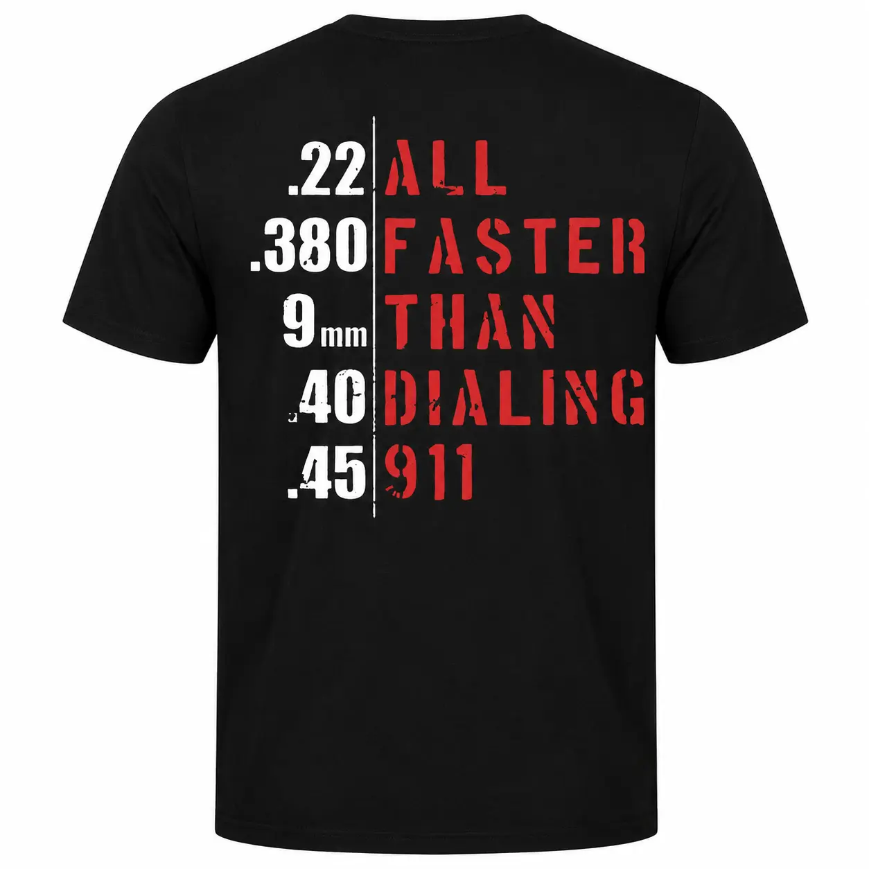 Faster Than Dialing 911 Hoodie & T Shirt – Tactical Gun Humor Hoodie for Men –  Streetwear