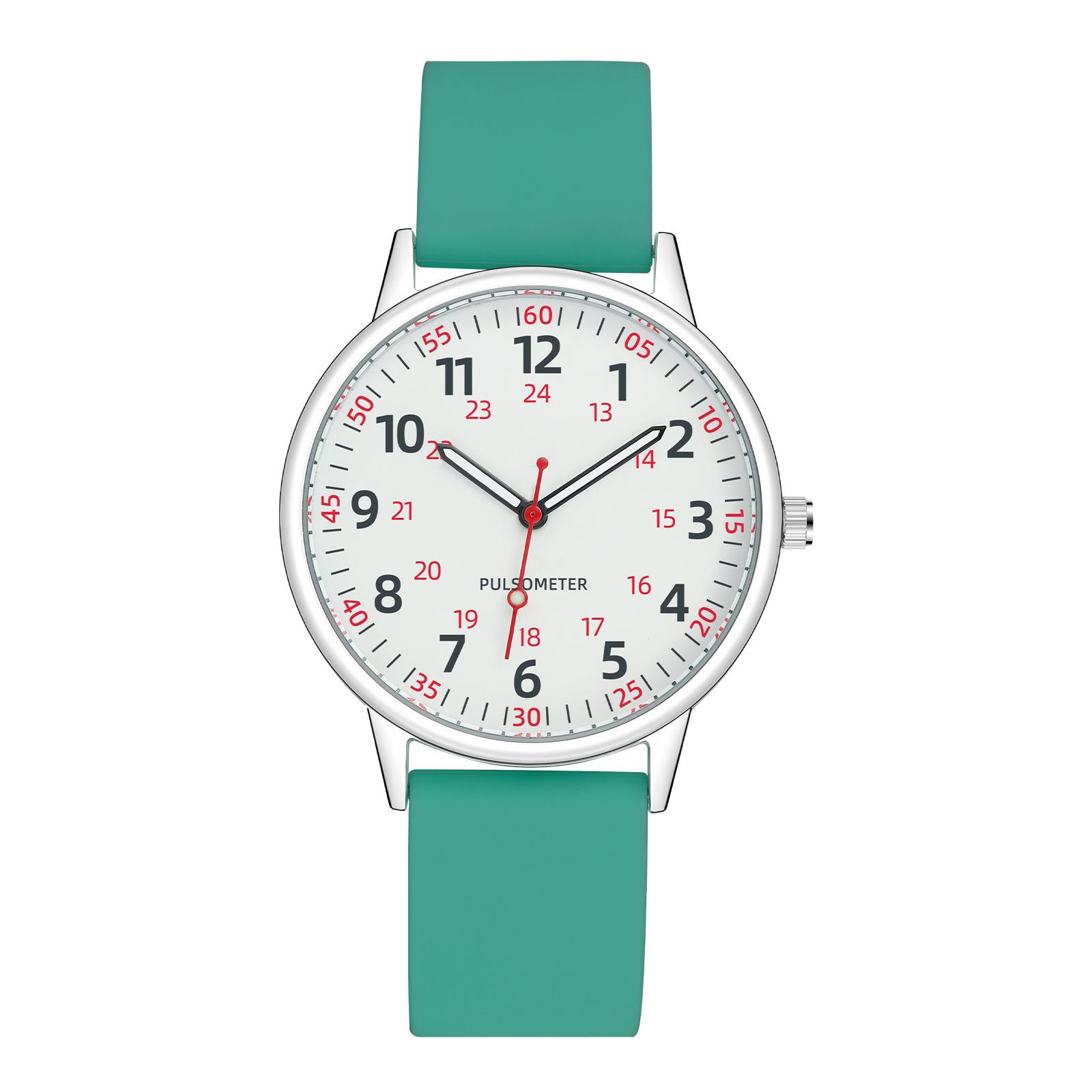 Nurse Watch for Women: Waterproof, Analog with Second Hand, Silicone-banded – Ideal for Nursing Professionals.
