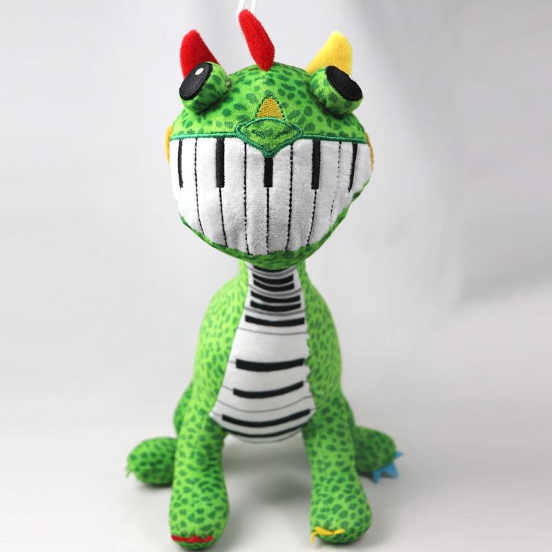 Nightmare critters bobby 4 green dinosaur big lion plush toy doll for children