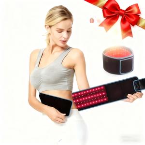 105 led red light therapy belt, 600-850nm deep therapy repair, deep penetrating red light wavelength, relieves back pain, lightweight and adjustable design, fits comfortably, usb powered, portable and easy to use