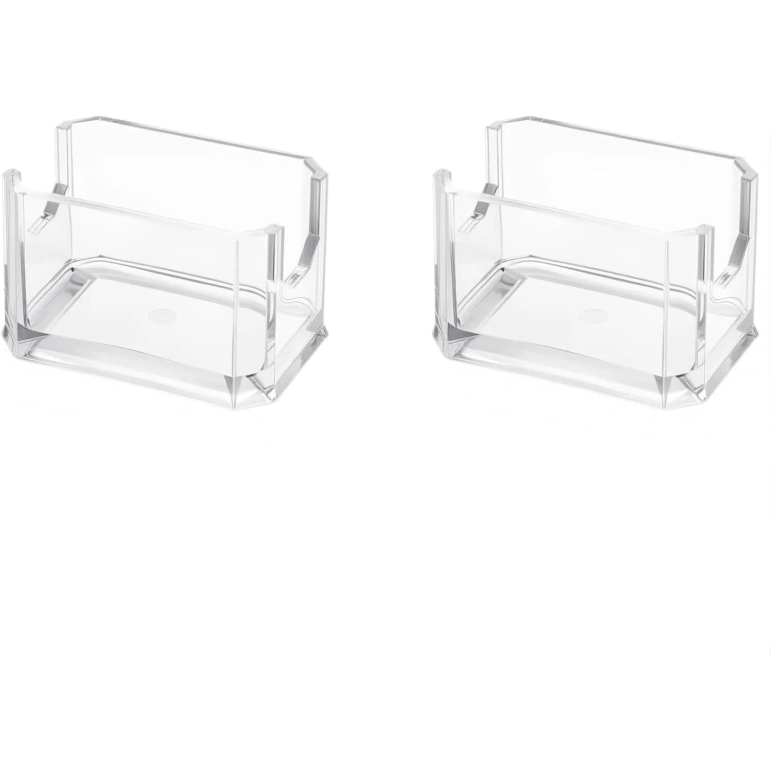 2 PCS Sugar Packet Holder Small Acrylic Single Cell Tea holder | Tea Bag Organizer for Storing Coffee Sugar Packets and Tea Bags
