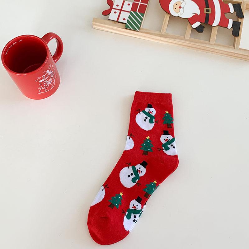 4pack Christmas stockings - Men's and women's mid-calf socks with cute cartoon designs, trendy long socks for Instagram. 4pack Christmas stockings - Men's and women's mid-calf socks with cute cartoon designs, trendy long socks for Instagram.