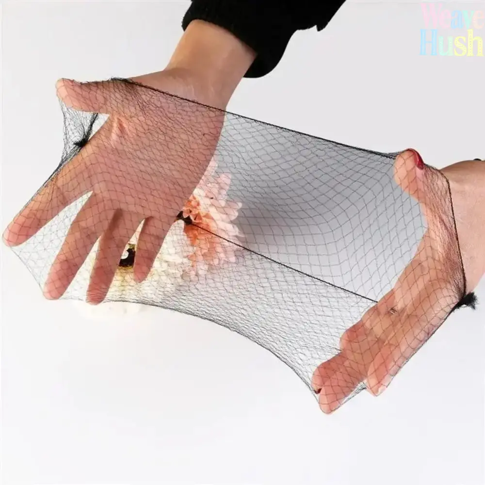 Black Invisible Elastic Mesh Hair Nets, Soft Breathable Heatless Snug Hair Cover Caps, Comfortable Hair Care Accessories For Women And Girls, Ideal For Daily Work, Dance & Various Styling Occasions