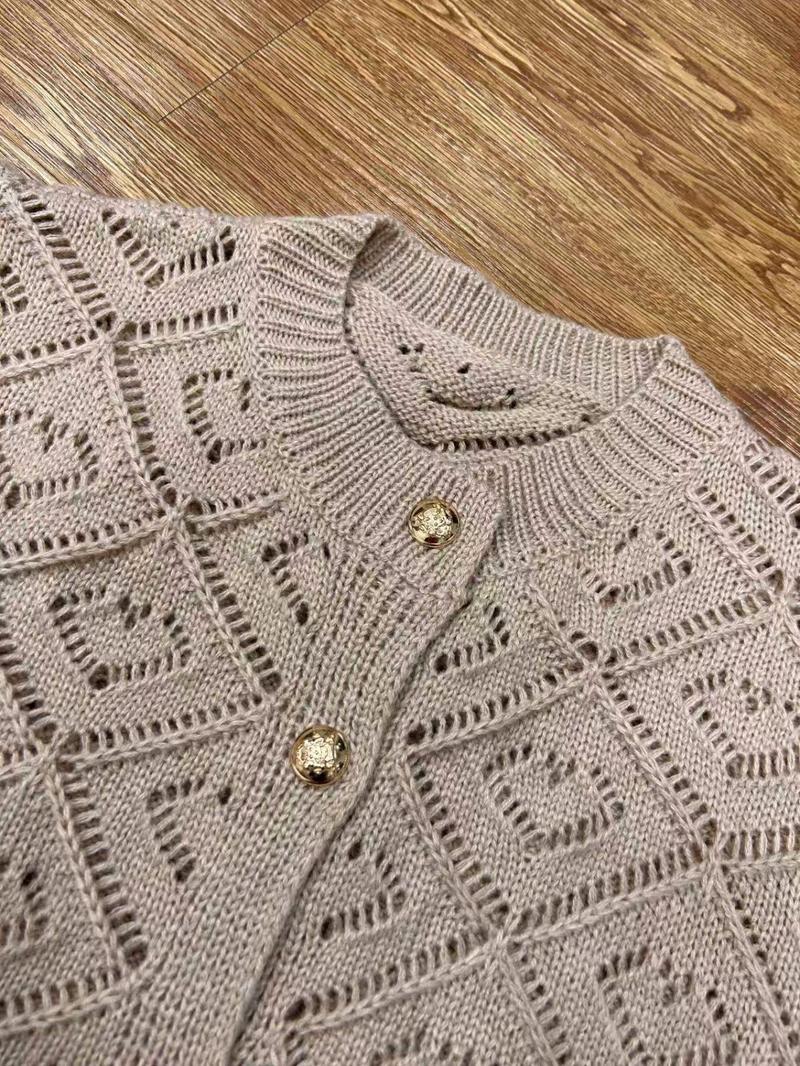 Women's Solid Color  Button Front   Sweater Cardigan, Elegant Casual Long Sleeve Knit Cardigan for Daily Outdoor Wear, Women Knitwear for Fall & Winter, Tops