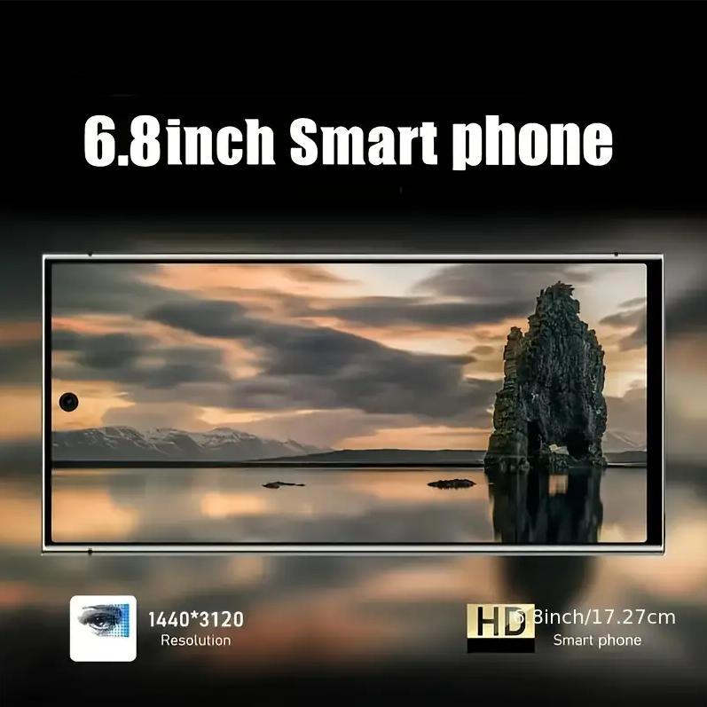 S25 Ultra Unlocked 5G Smartphone, 12GB+512GB, 6800mAh Battery, Fast Charging Capability, Android 14 System, 108MP+48MP Camera, Face & Fingerprint Unlock | Dual SIM | Autofocus | Built-in Pen | Card Port