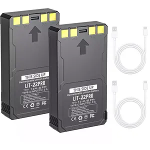 MYIYAE 2-Pack Upgrade 7.7V 7.0Ah Rechargeable Lithium Battery Packs, Replacement for LIT-22, Compatible with Trail Camera Flex-M, Flex G-36