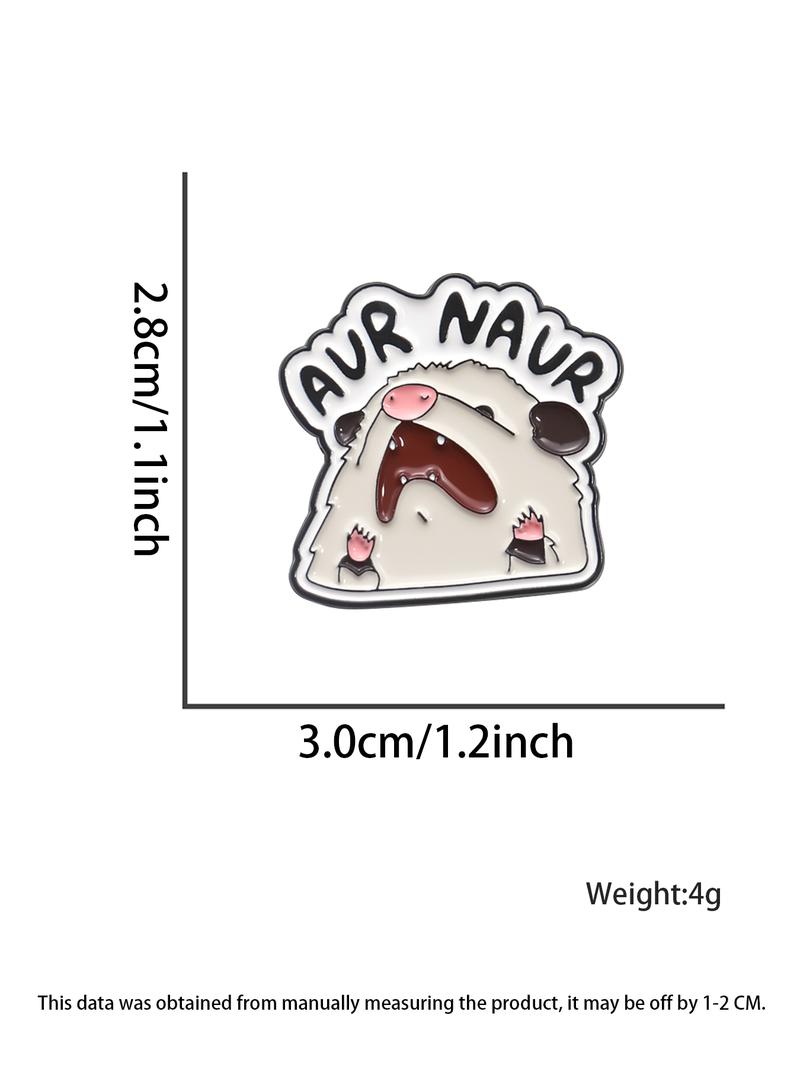 Cute Possum Design Brooch, Fashion Cartoon Animal Design Brooch, Enamel Pin Suitable for Backpacks, Jeans, Scarves, Hats Decoration