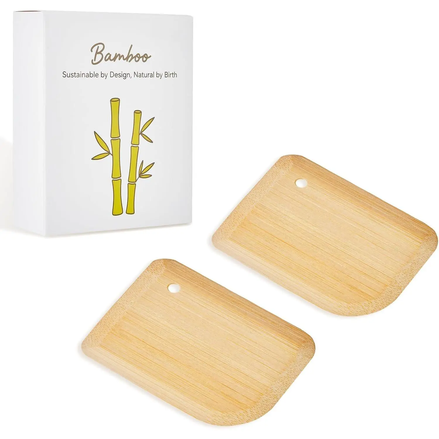 Pan Scraper, Pot Scraper,  Scraper, Kitchen Scraper Tools for Cast Iron Skillets, Cookware, Dishes, Pans and Pots (2 Pcs)