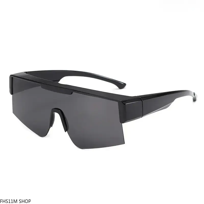 Shield Sunglasses for Men, Sporty Chic Clip-On Design with Flip-Up Lenses, Nylon Frame, UV400 Protection for Driving & Cycling, Uv400 Shield, Cycling Clip On