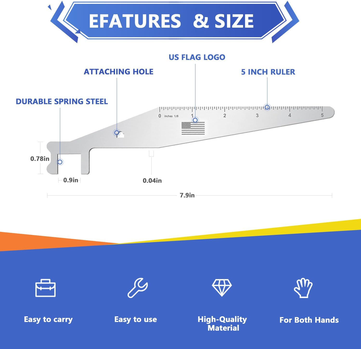 New 2025 Firefighter Tools for First Responders & Firefighters, Spring Steel Multitools, Multipurpose Leverage Pry Bars Tool 2 Pack(Silver)