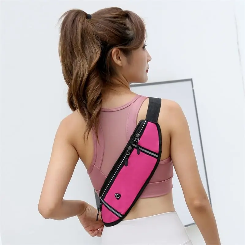 1PCS Men's and women's running belts, money belts and running waist bags, hiking waist bags, phone, money and key holders, adjustable waist belt pockets suitable for most phones and waist sizes