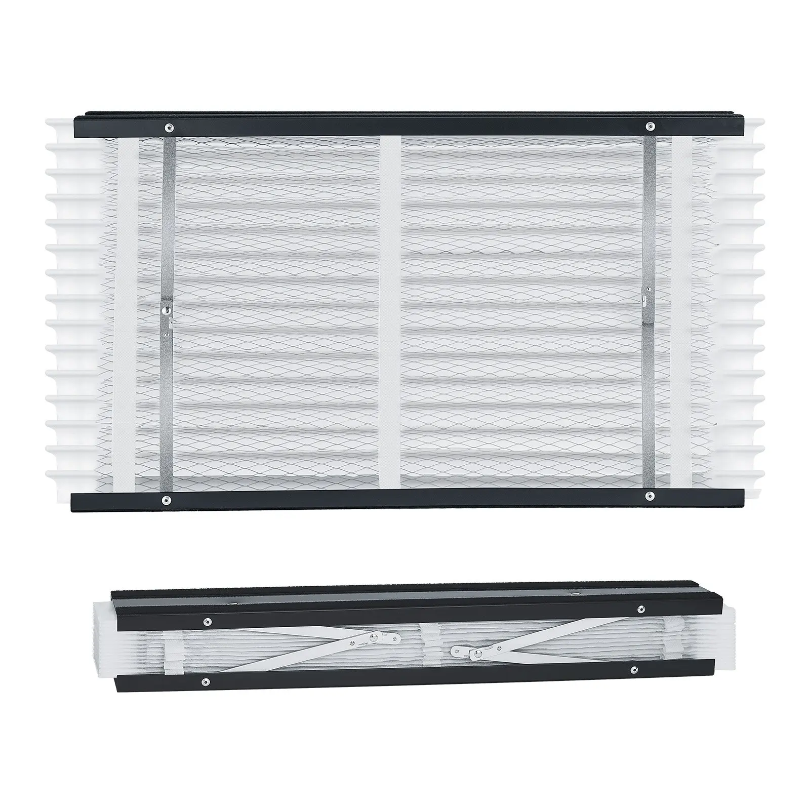 【DealsForYouDays】VEVOR 16 x 28 x 4 Furnace Filter, MERV 11 HVAC Ac Filters,12-Month Electrostatic Pleated Air Conditioner Filters, 2-Pack (Actual Size: 16.34 x 27.76 x 3.98 Inch) for Capturing Dust, Smog, Pet Dander