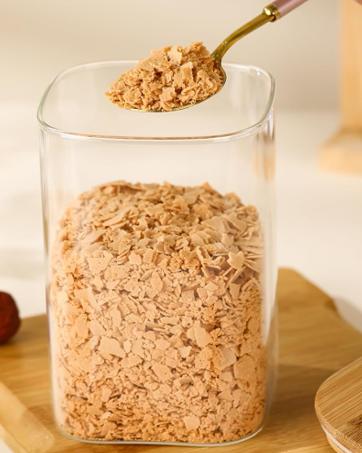 4-Pack Glass Storage Square Jars with Bamboo Lids Single 24 fl oz/720ml,Glass Canister Set, Airtight Containers for Kitchen Dry Goods, Coffee, Tea, Sugar,Flour ,Candy, Cookie, Spice