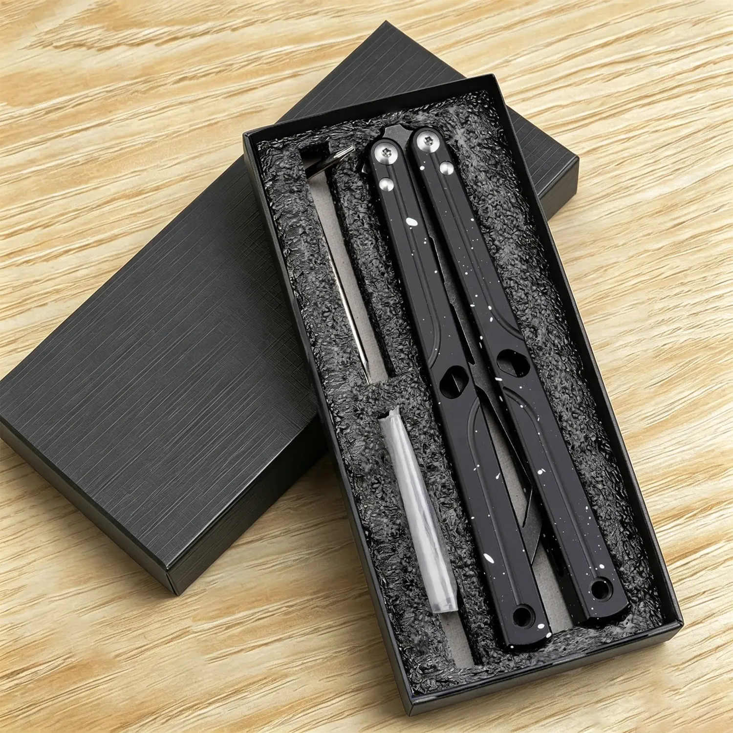 Spot Balisong Training Tool, Ideal for Beginners, Essential Butterfly Trainer, Perfect Choice for Newbies, Enhance Your Skills, Skill Enhancement