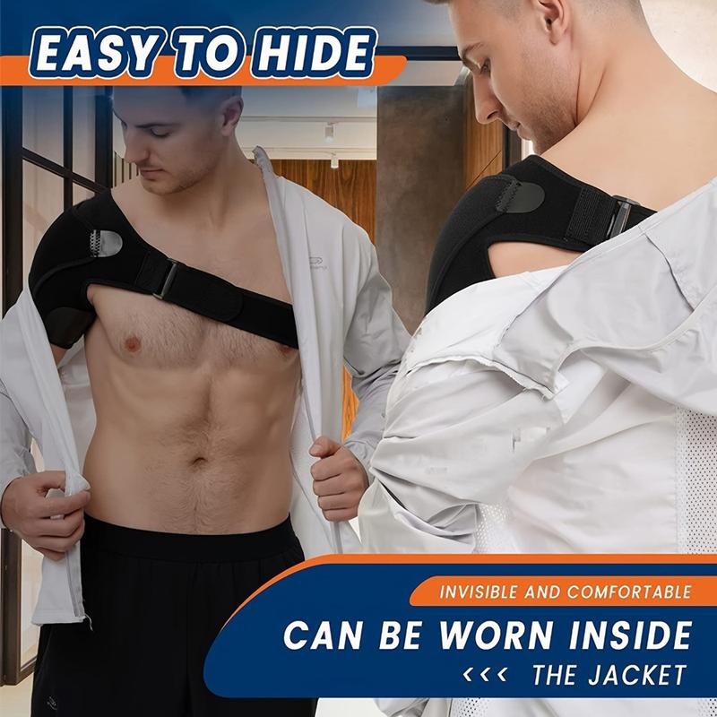 Adjustable Shoulder Brace for Men & Women  Recovery Brace with Pressure Pad-Grade Bracing for Rotator Cuff, Bursitis, Labrum Tear, Dislocation & Tendonitis Pain Relief, Adjustable Rotator Cuff Shoulder Brace(Left/Right)